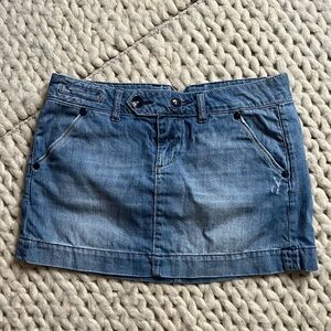 Yk2 Style Denim Mini Skirt | size 4